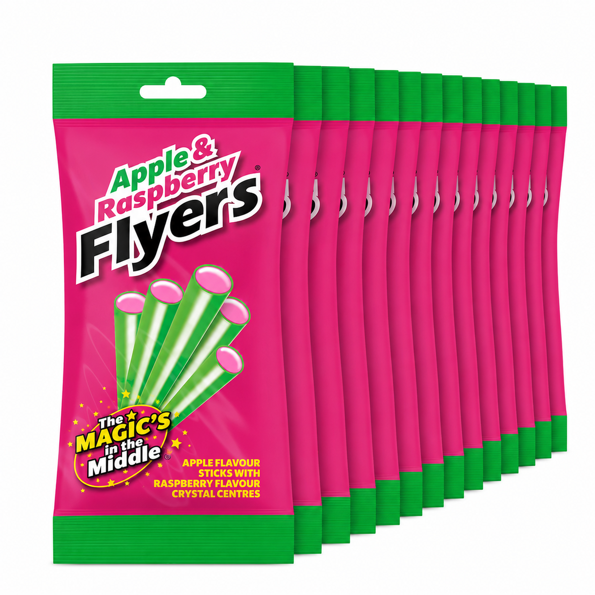 Apple & Raspberry Flyers (12 x 75g)