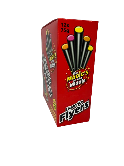 Liquorice Flyers (12 x 75g)