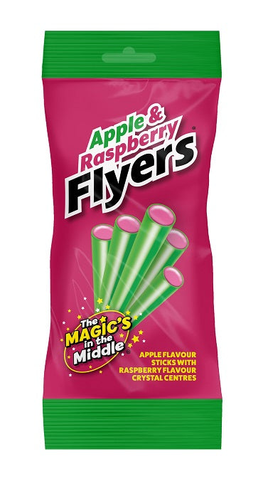 Apple & Raspberry Flyers 3 x 75g Letterbox Pack