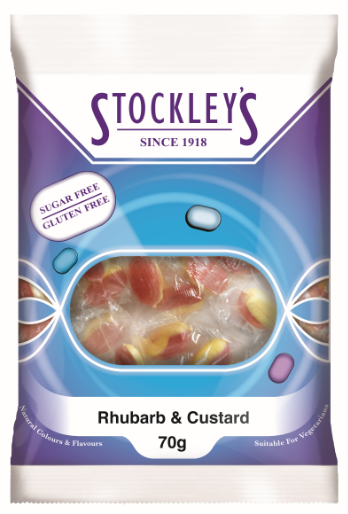 Sugar Free Rhubarb & Custard (12 x 70g)