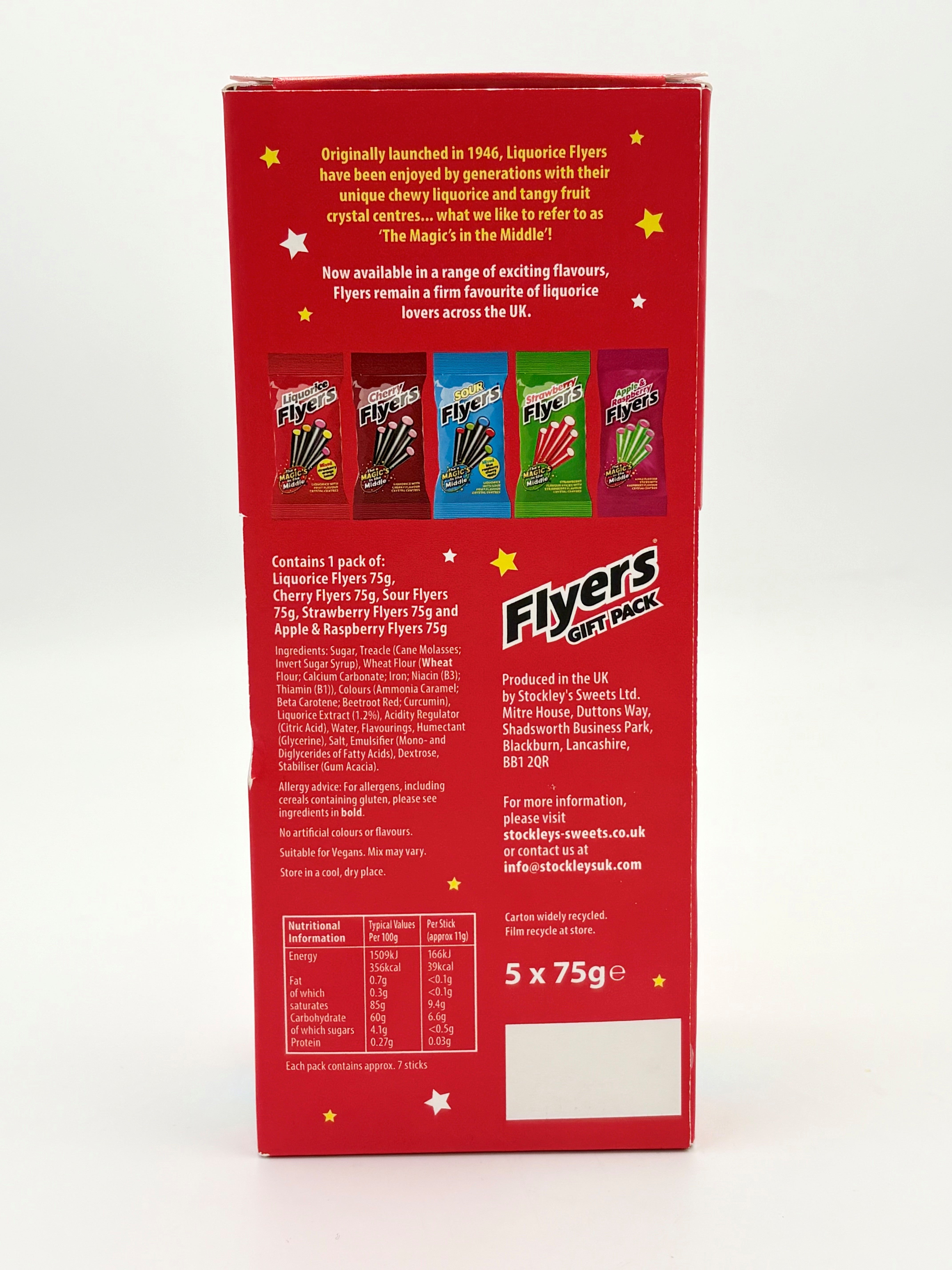 Flyers Gift Pack 5 x 75g