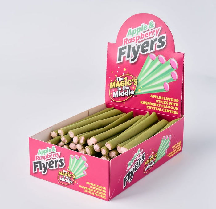 Apple & Raspberry Flyers 60s Carton